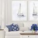 Waterside Collection Blue Framed Art