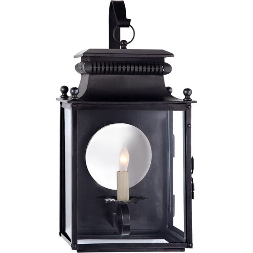 Suzanne Kasler Honore 1 Light 18.25 inch Blackened Copper Outdoor Bracketed Wall Lantern, Small