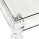 Jacobs 48 X 48 inch Clear Coffee Table, Square