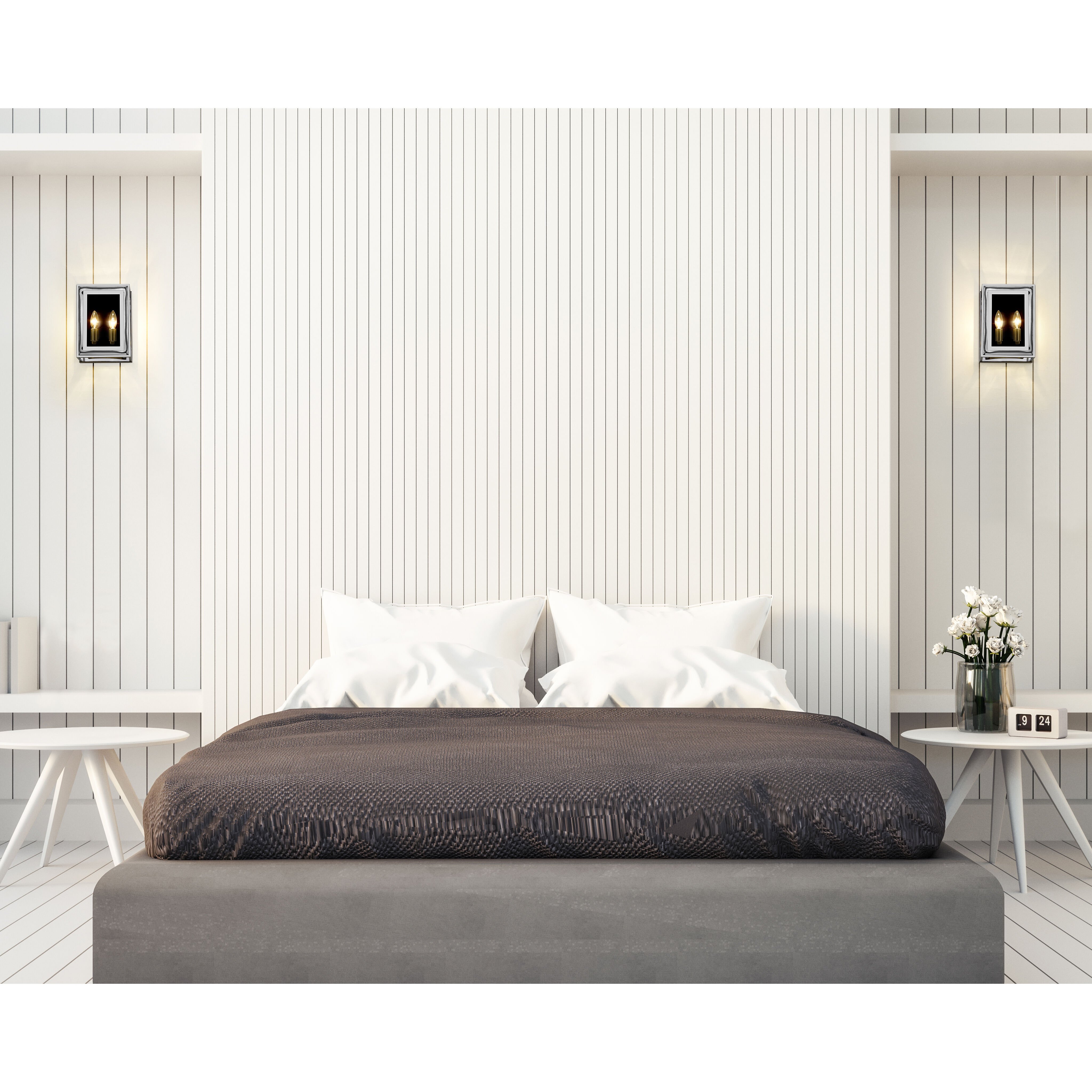 Infinity 2 Light 8.25 inch Chrome Wall Sconce Wall Light