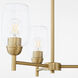 Wallinger 3 Light 20.5 inch Aged Brass Chandelier Ceiling Light
