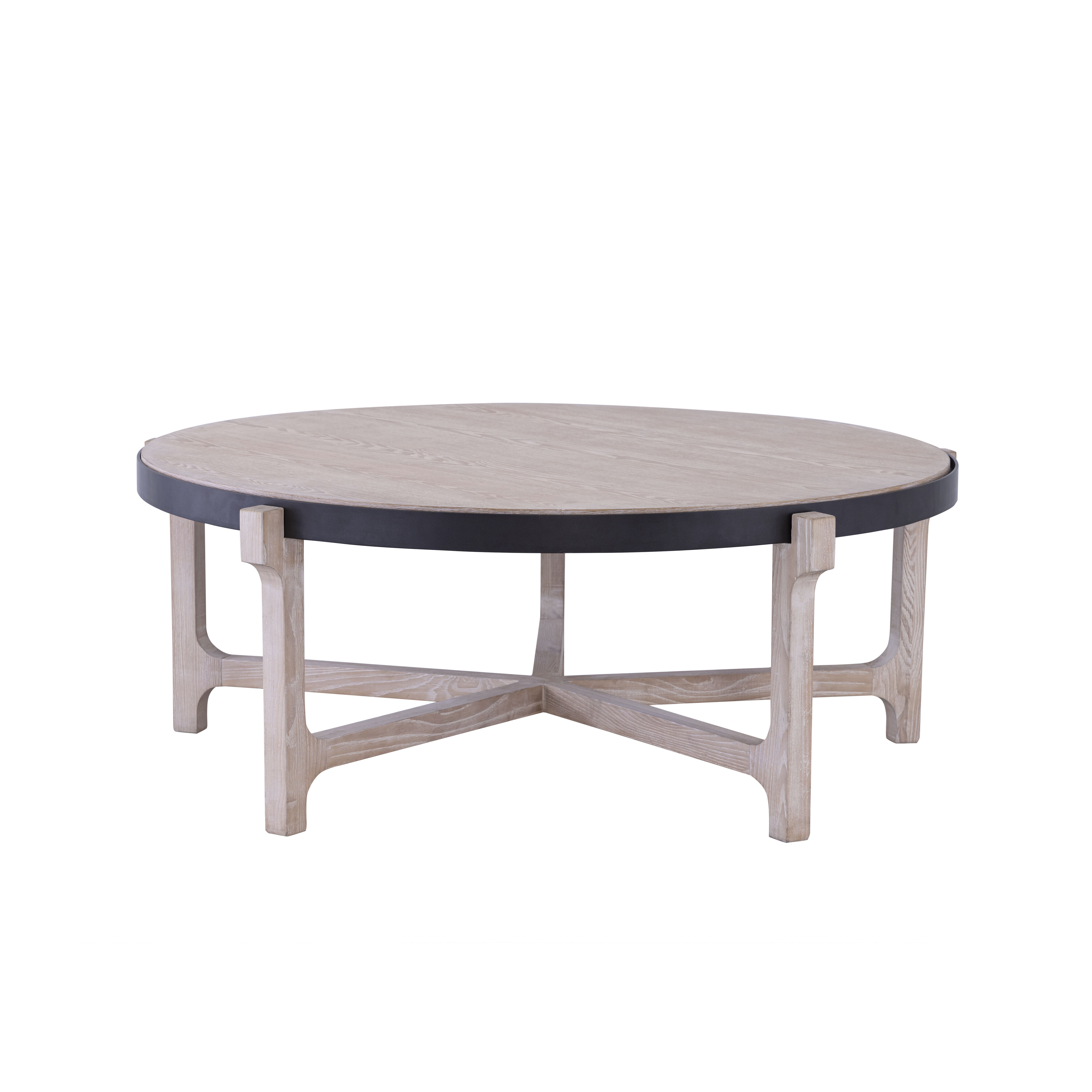 Donovan 45 X 45 inch Light Ash with Blackened Bronze Coffee Table