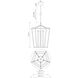 Delphine LED 25.25 inch Urban Bronze Pendant Ceiling Light
