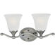 Harmony 2 Light 16 inch Satin Pewter Vanity Light Wall Light