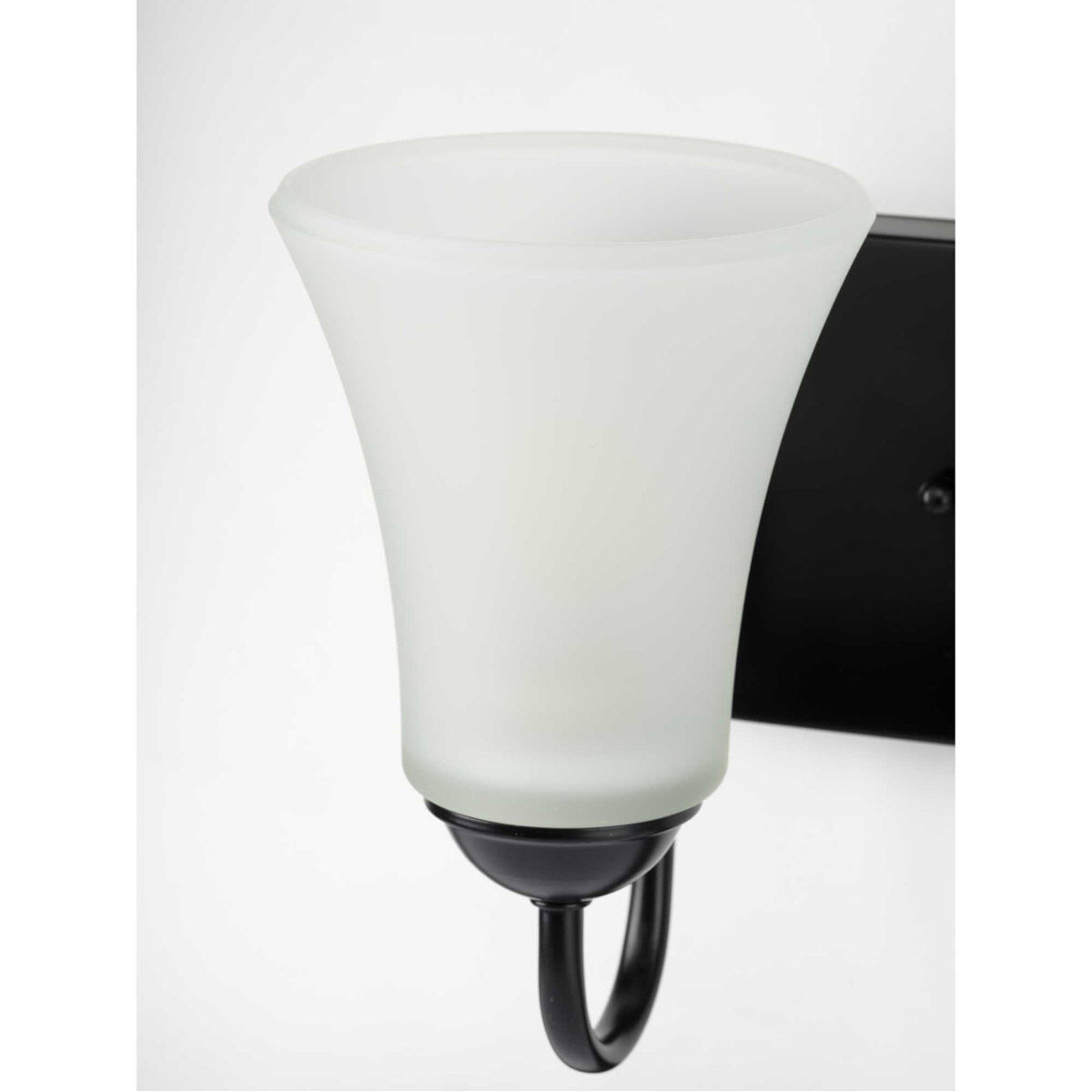 Classic 2 Light 13 inch Matte Black Bath Vanity Wall Light