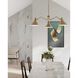 Trimble 3 Light 44.12 inch Brushed Bronze Chandelier Ceiling Light, Design Series