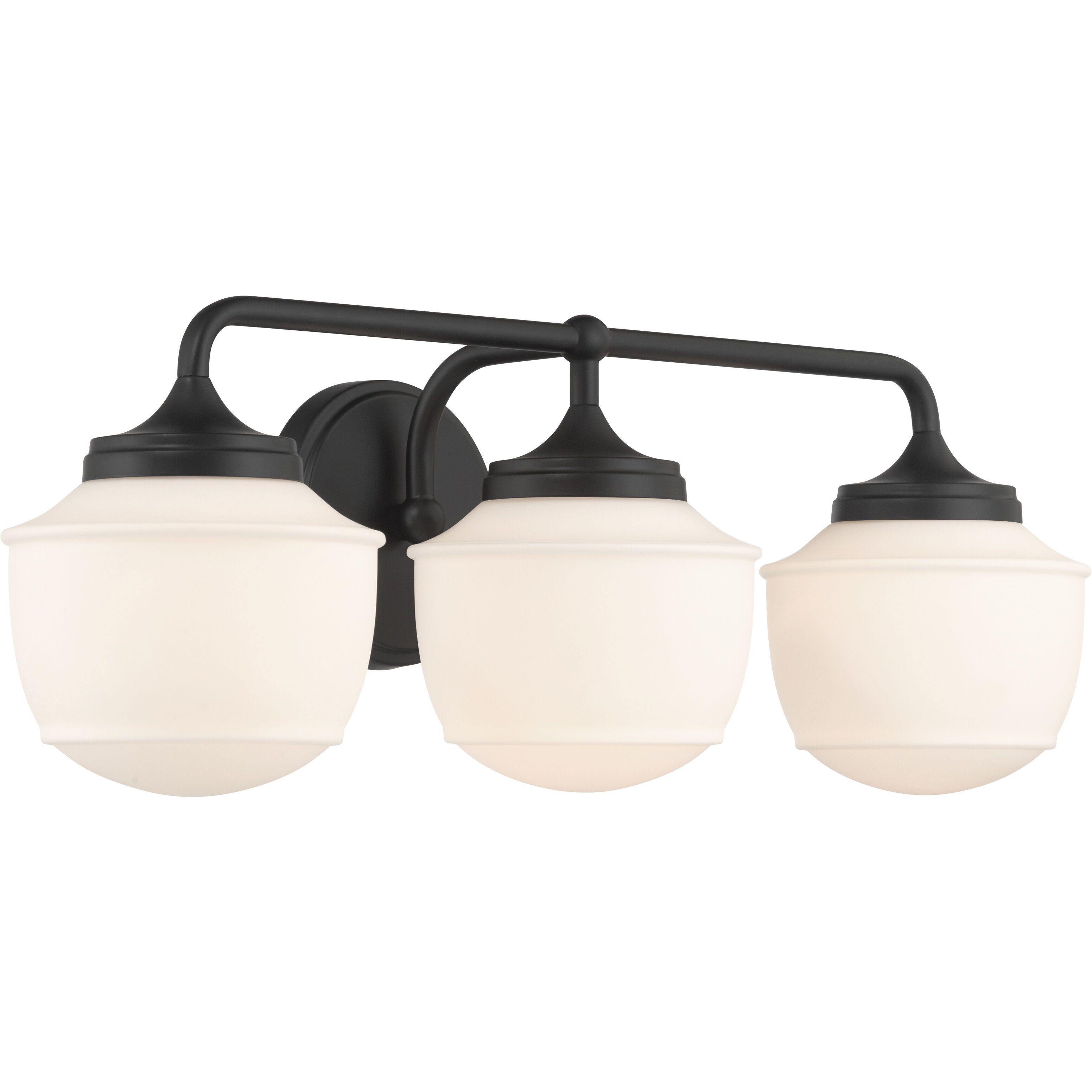 Cornwell 3 Light 23 inch Dark Matte Black Vanity Wall Light