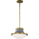 Lafayette 1 Light 14 inch Matte Gray Pendant Ceiling Light