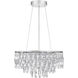 Twinkle 6 Light 24 inch Polished Chrome Pendant Ceiling Light