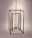 Transitional 3 Light 14 inch Antique Brass Pendant Ceiling Light in Clear Glass