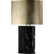 Kelly Wearstler Murry 30 inch 15.00 watt Black Marble Teardrop Table Lamp Portable Light, Large