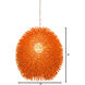 Urchin 1 Light 13 inch Electric Pumpkin Pendant Ceiling Light