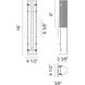 Pelermos Wall Sconce Wall Light in Chrome