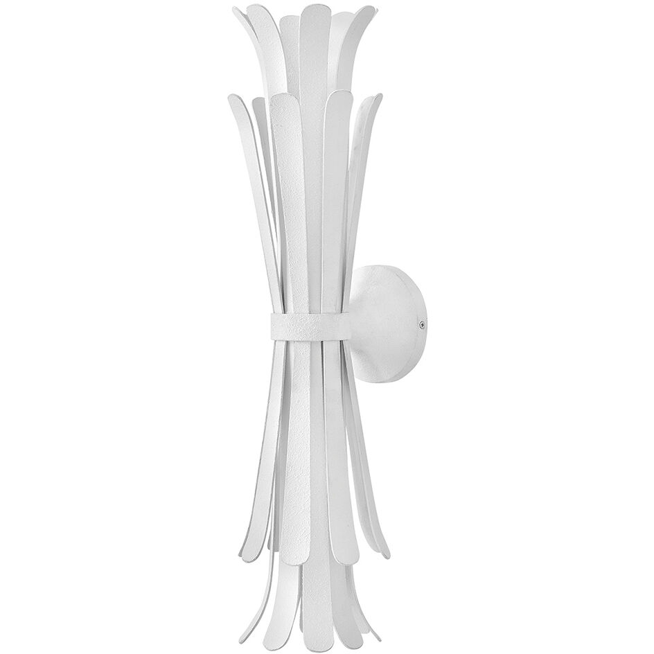 Reina Sconce Wall Light in Textured Plaster