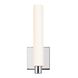 Tubo Slim LED 4.25 inch Polished Chrome Bath Sconce Wall Light in Drum