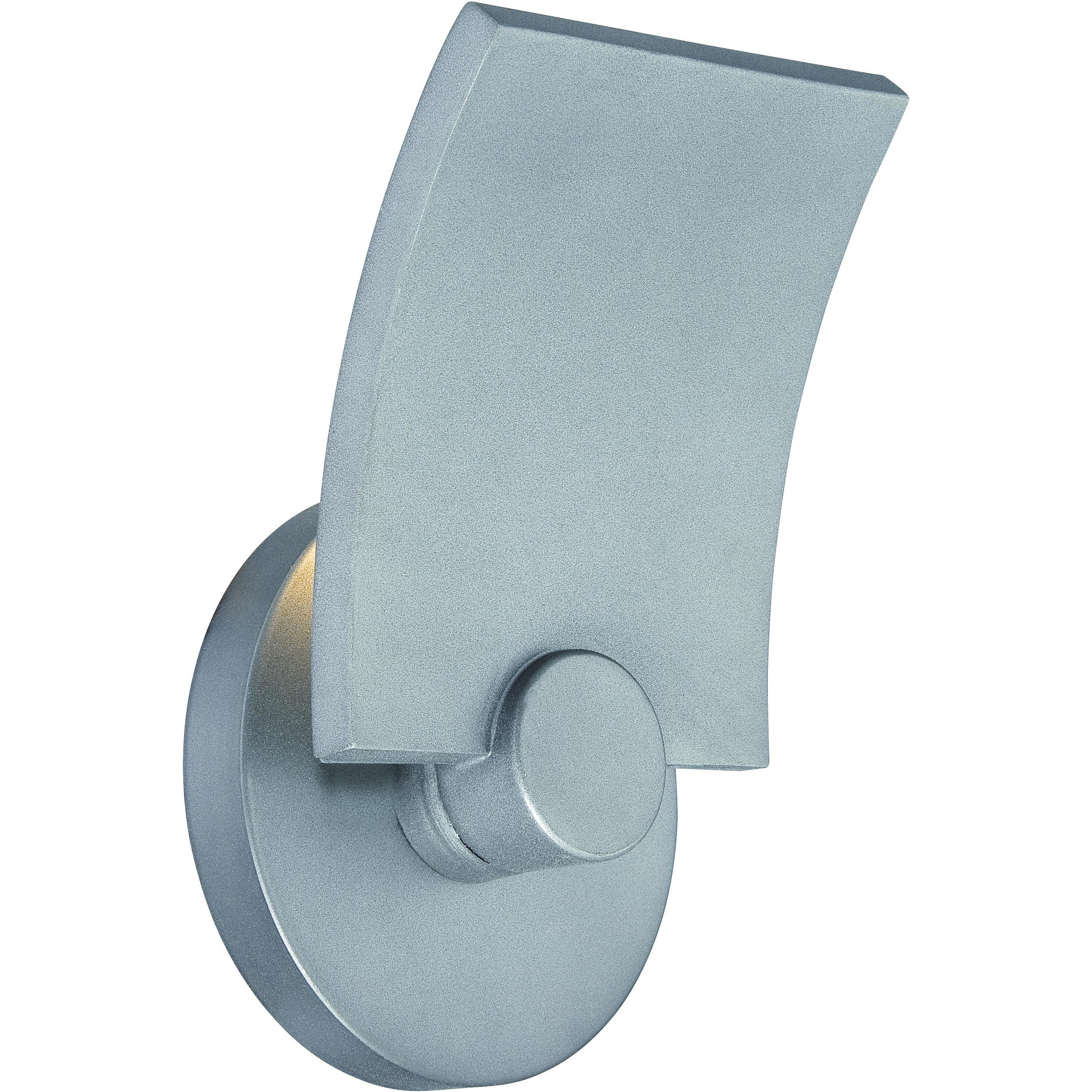 Flipout LED 5 inch Sand Silver ADA Wall Sconce Wall Light, Outdoor