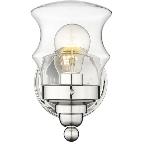 Keal 1 Light 5 inch Polished Nickel Vanity Light Wall Light