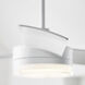 Cirque 56 inch Matte White Ceiling Fan