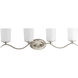 Inspire 4 Light 31 inch Brushed Nickel Bath Vanity Wall Light