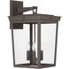Belmont 3 Light 20 inch Twilight Bronze Outdoor Sconce