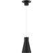 Twist-N-Lite LED 5 inch Black Mini-Pendant Ceiling Light