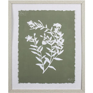 Botanical Garden Green Framed Art