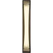 Bento LED 6.5 inch Modern Brass ADA Sconce Wall Light, Large