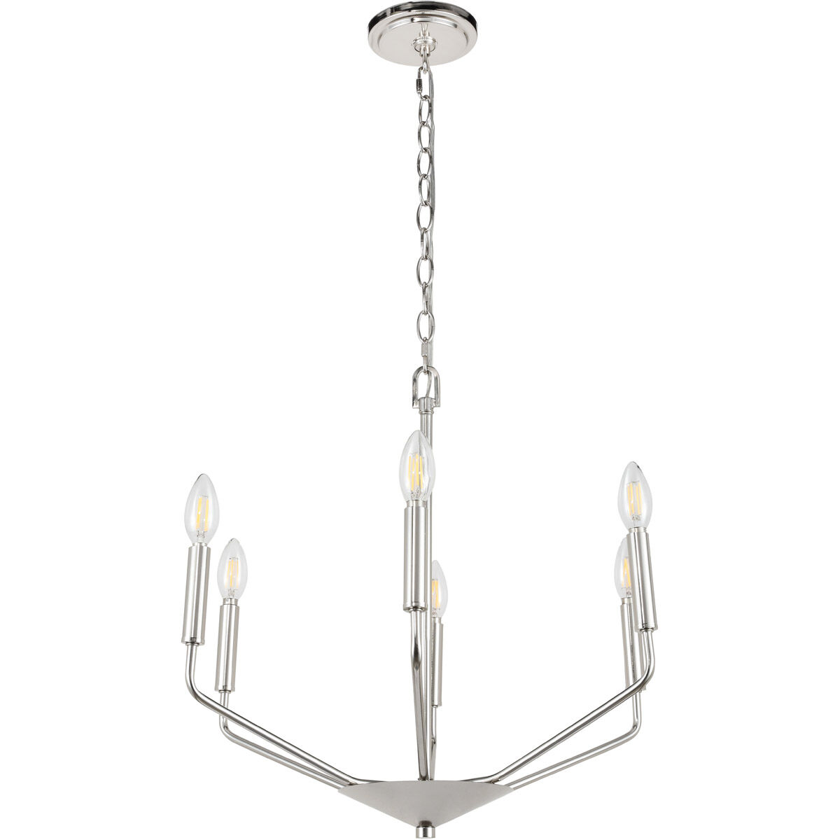 Geneseo 6 Light 22 inch Chrome Pendant Ceiling Light
