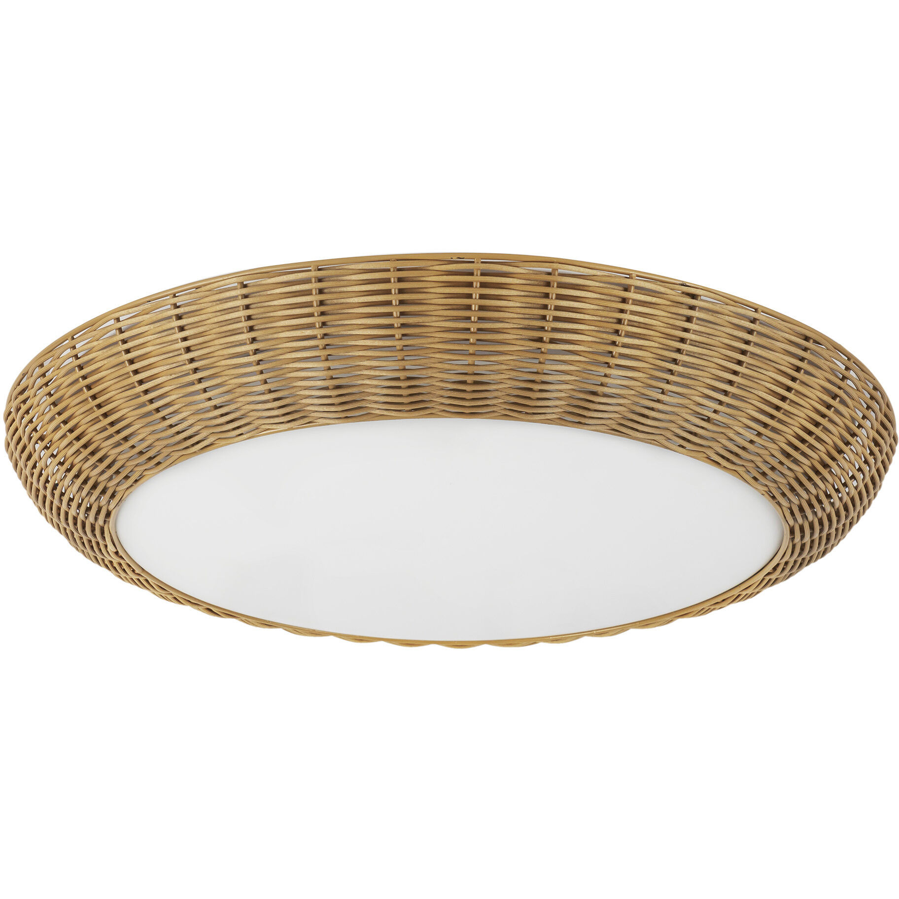 Alora Mood Merida 3 Light 20.75 inch Rattan Flush Mount Ceiling Light