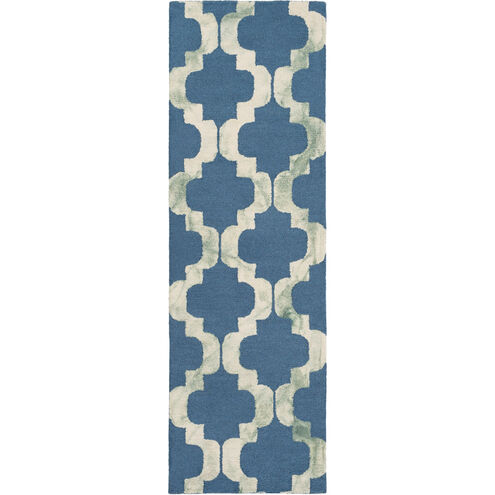 Serafina 156 X 108 inch Dark Green, Ivory, Navy Rug