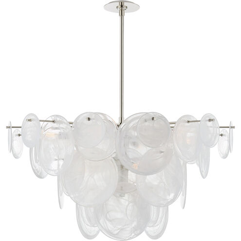 AERIN Loire 9 Light 37.25 inch Polished Nickel Chandelier Ceiling Light, Large