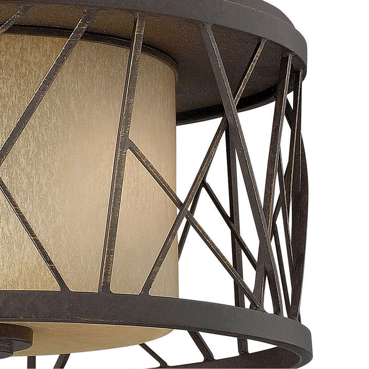 Nest 2 Light 16.5 inch Oil Rubbed Bronze Flush Mount Ceiling Light