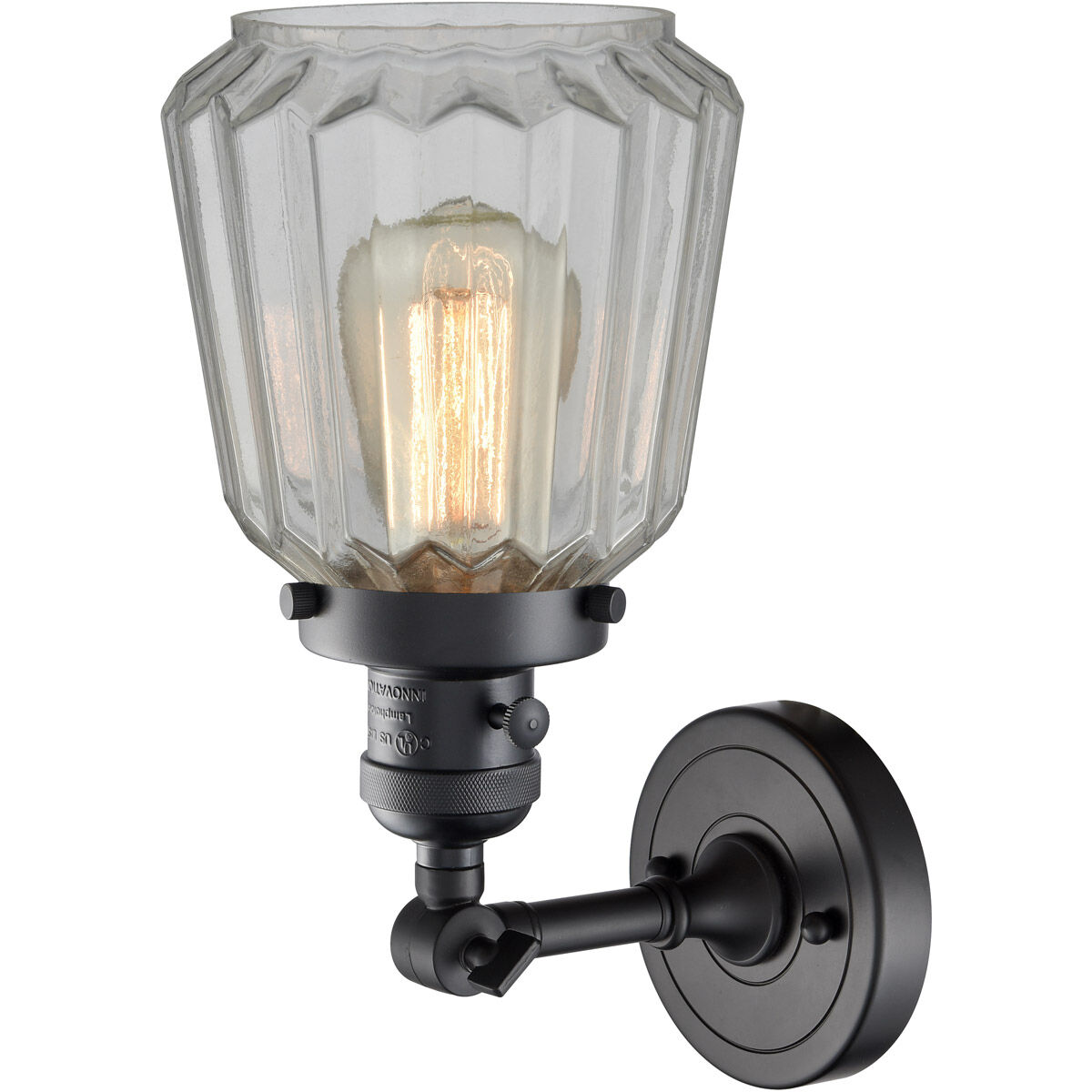 Franklin Restoration Chatham LED 6 inch Matte Black Sconce Wall Light, Franklin Restoration