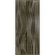 Wave Wood Gold with Black Dimensional Wall Art