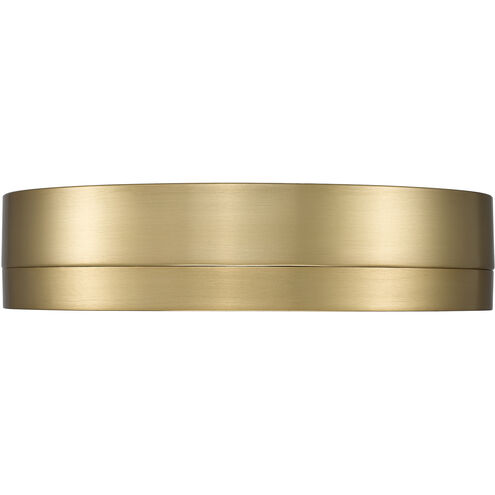Algar LED 12 inch Modern Gold Flush Mount Ceiling Light