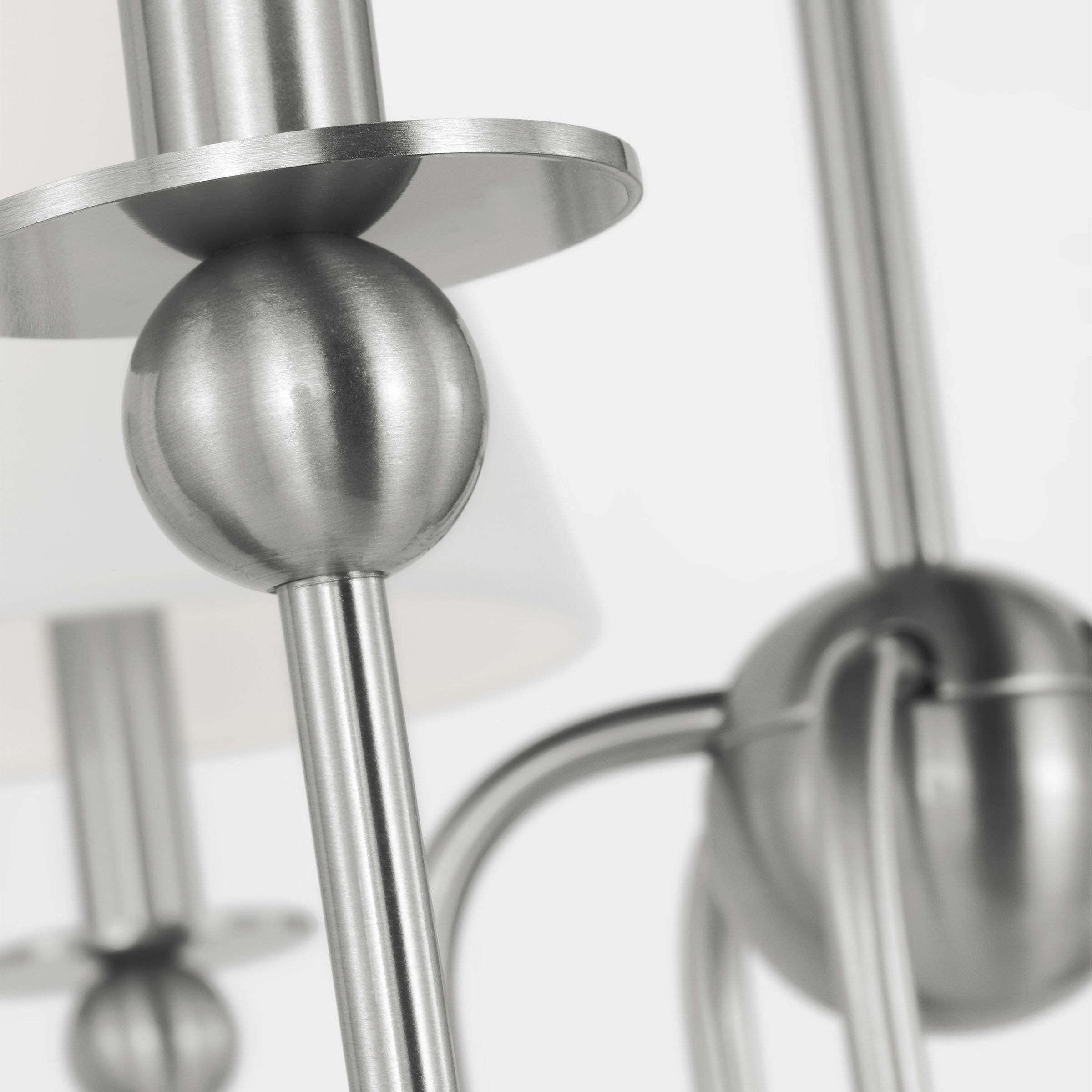 Drew & Jonathan Elsay 5 Light 29.75 inch Brushed Nickel Chandelier Ceiling Light, Medium