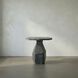 Polyhedron 32.5 X 31 inch Black Marble Side Table