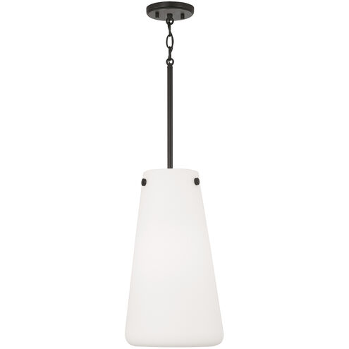 Averitt 1 Light 10 inch Matte Black Pendant Ceiling Light