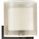 Hopewell 2 Light 16 inch Matte Black Vanity Light Wall Light