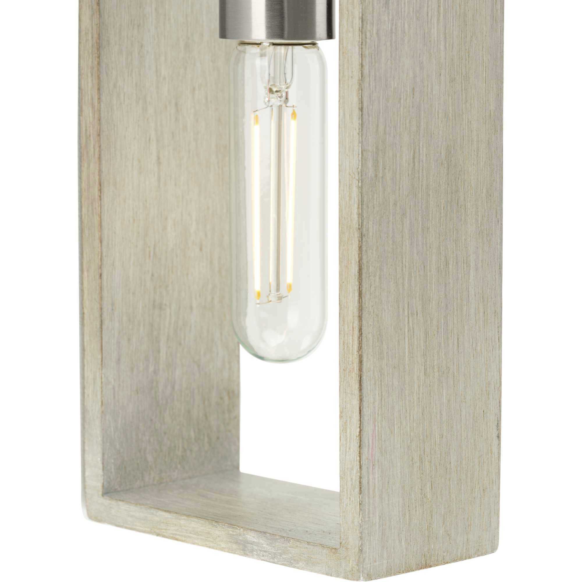 Boundary 2 Light 24 inch Brushed Nickel Wall Bracket Wall Light, Design Series