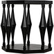 Marceo 26 X 26 inch Hand Rubbed Black Side Table