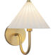 Alora Mood Serena 1 Light 8.38 inch Aged Gold Bath Vanity Light Wall Light