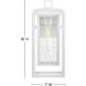 Coastal Elements Estate Series Republic 1 Light 16 inch Textured White Outdoor Wall Mount