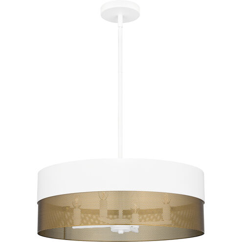 Alani 4 Light 20 inch Matte White Pendant Ceiling Light