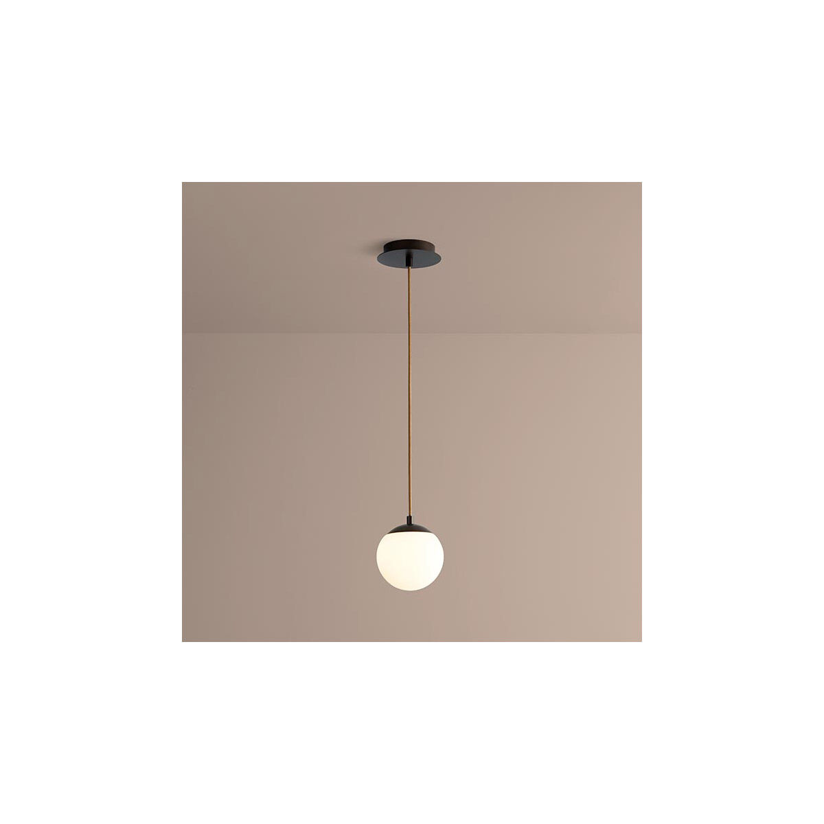 Luna LED 6 inch Oiled Bronze Pendant Ceiling Light in 3000K