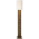 Anne-Marie Barton Fumar 54.75 inch 8.00 watt Ridged Tombac Statement Floor Lamp Portable Light