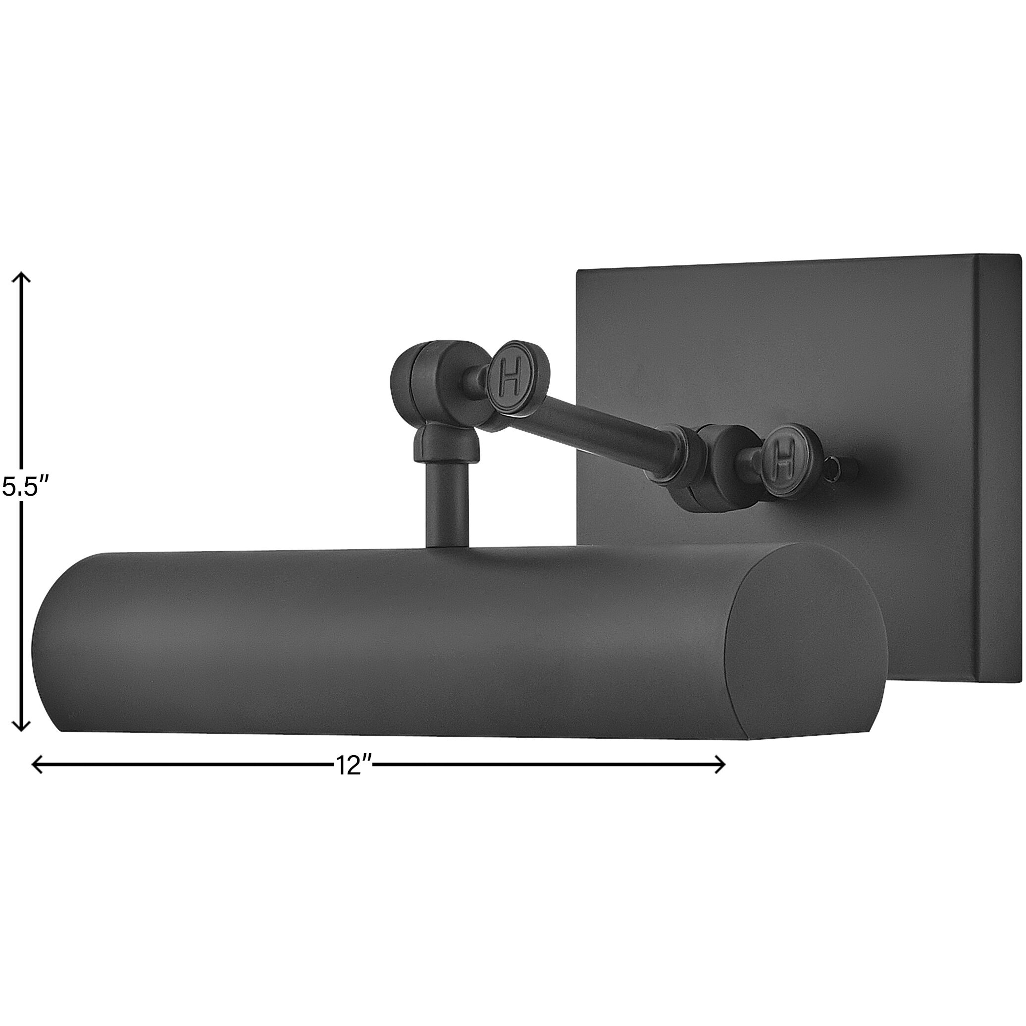 Stokes 12 inch Black Indoor Wall Sconce Wall Light