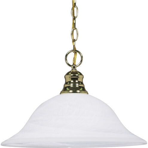 Brentwood 1 Light 16 inch Polished Brass Pendant Ceiling Light