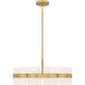 Sweeney 6 Light 30 inch Soft Gold Pendant Ceiling Light