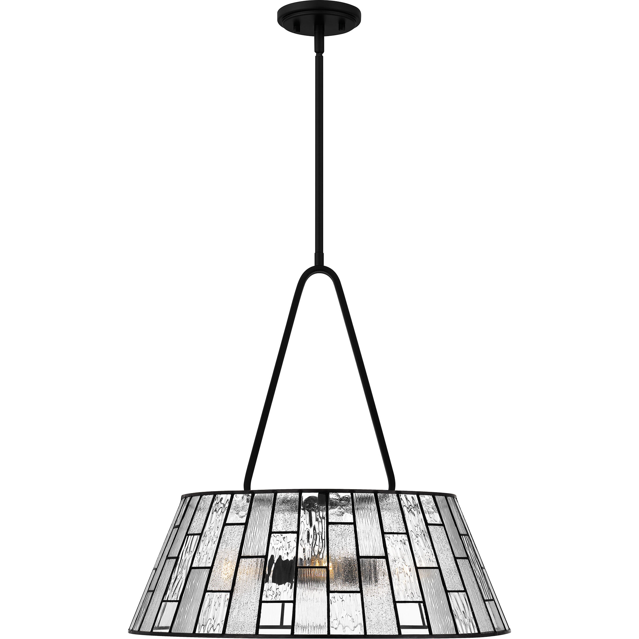 Rainier 4 Light 22 inch Matte Black Pendant Ceiling Light